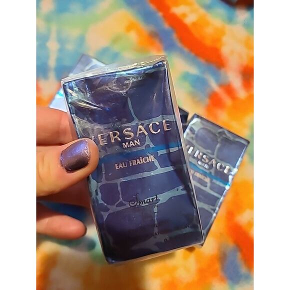 Versace Man Eau Fraiche .5 Fl Oz Lot Of 4 New - Picture 2 of 4